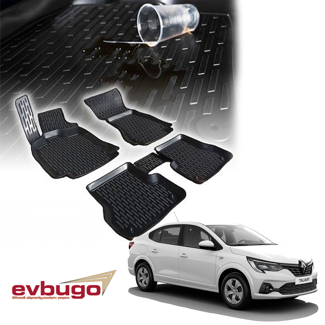 3D PASPAS SİYAH RENAULT TALIANT 2021+